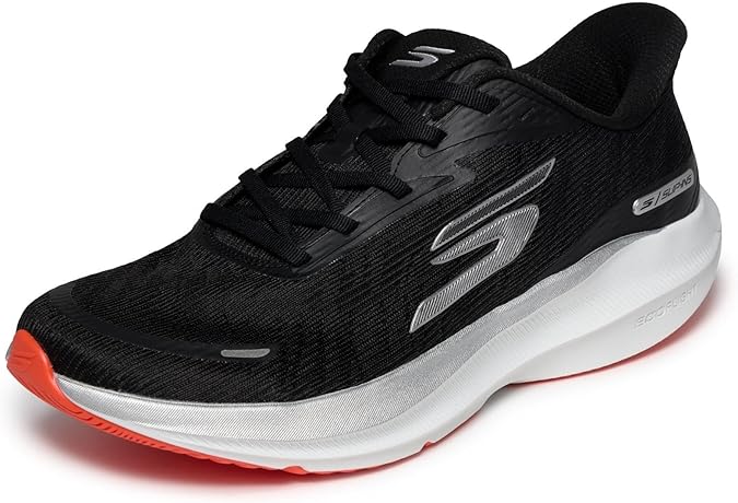 Skechers Men's Slip-Ins: Aero Pulse Running Shoe | Hands Free Slip-Ins, Arch Fit Insole, Eco Flight Cushioning, Hyper Arch Technology, Goodyear Rubber, Machine Washable