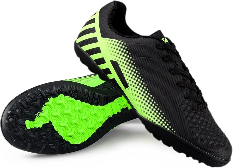 Vizari Santos Turf Soccer Shoes for Teen & Adult | Lightweight Football Turf Shoes with Dual Color Synthetic Upper | Durable Athletic Turf Shoes with Rubber Outsole for Men and Women