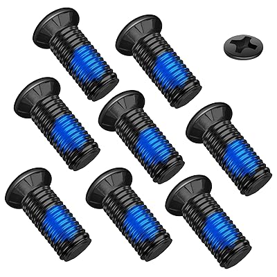 8PCS BikeFit Cleat Screws, 8.5mm 9.5mm 10.5mm, Phillips for Wahoo Speedplay Zero 10.5MM, M4 Cleat Fastening Screws