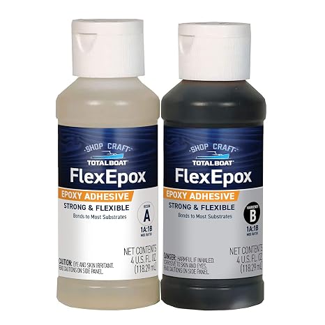 TotalBoat FlexEpox Flexible Epoxy Glue Adhesive - 8 oz