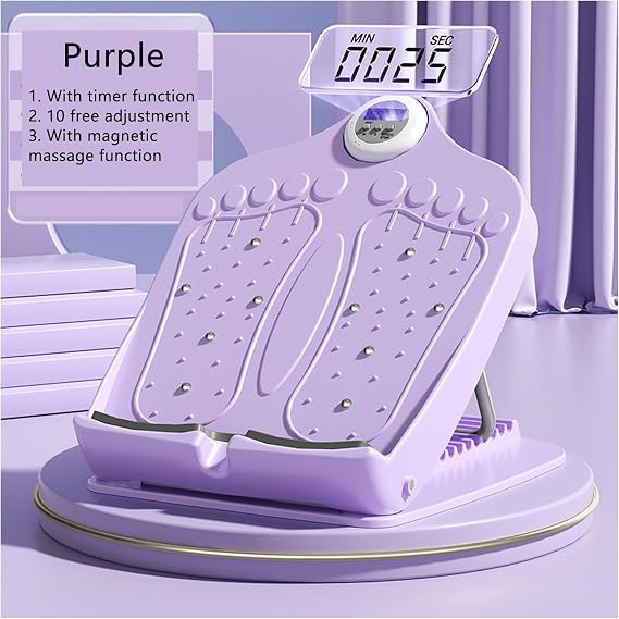 Adjustable Inclined Pedal Leg Stretchers for Flexibility Training Stretching Plate Inclined Pedal Corrector for Calf - Divine Fitness Pressure Leg Counter Yoga Equipment for Home