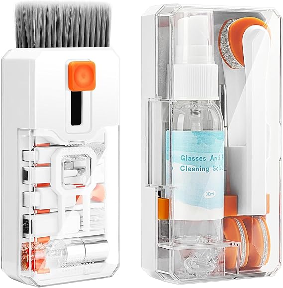 Keyboard Cleaning Kit +Glasses Cleaning Kit,White