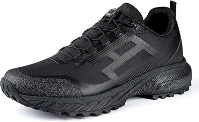 Mens Trail Running Shoes Hiking Shoes Walking Cross Training Shoes with Arch Support Anti-Slip Lightweight Sneakers