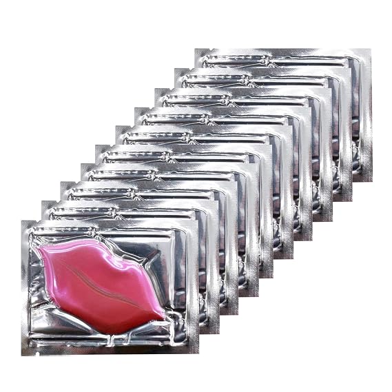 Adofect 30 PCS Collagen Crystal Lip Patches, Moisturizing & Hydrating Lip Masks, Fade Dark Lips, Smooth Fine Lines, Reduce Dryness & Lip Wrinkles, Beauty Gifts & Party Favors for Lip Care