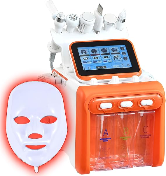 7 In 1 Hydrogen Oxygen Facial Care Machine Hydrodermabrasion With Mask