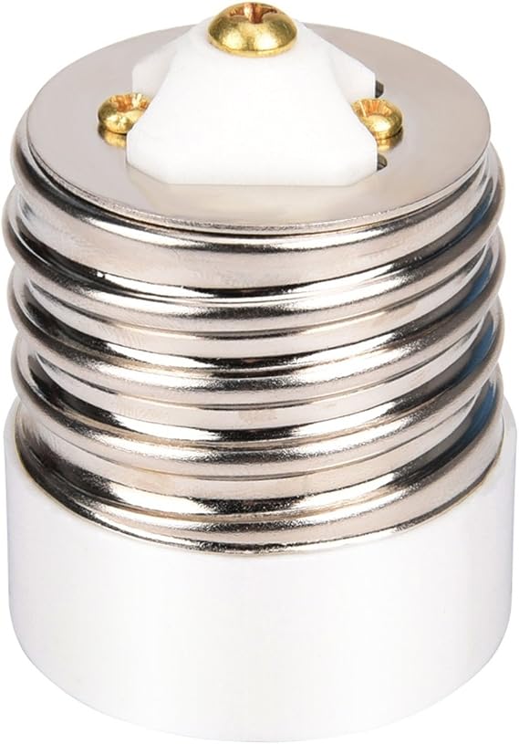 1-Piece Mogul to Standard Adapter Reducer E39 to E26 For Antique Lamp Not 3-way