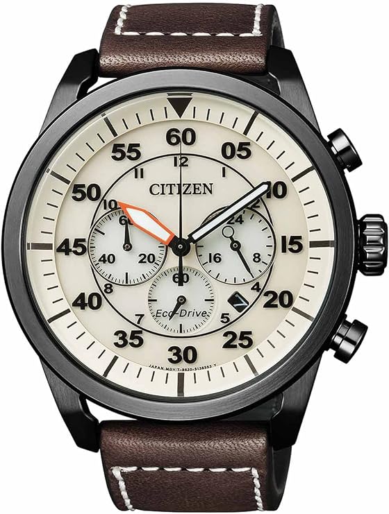 Citizen CA4215-04W Eco-Drive Aviator Chronograph, Men's