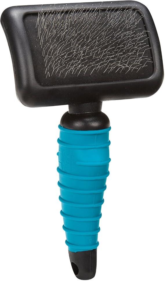Master Grooming Tools Ergonomic Soft Slicker Brushes Molded Brushes for Grooming Dogs - Medium, 4" x 212"