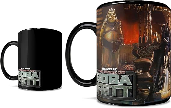 Morphing Mugs Star Wars The Book of Boba Fett - A New Beginning One 16 oz Heat Sensitive Clue Mug Full Image Revealed When HOT Liquid Is Added