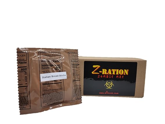 12 Pack MRE Breads, Bagels & Tortillas (MRE Italian Breadsticks)