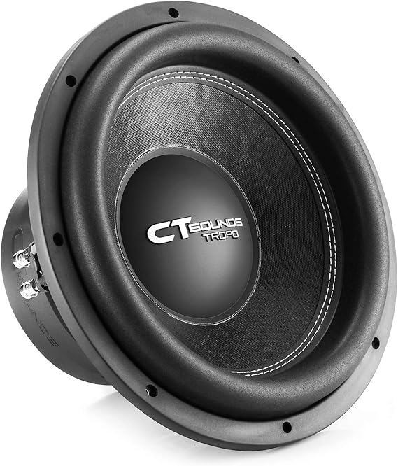 CT Sounds TROPO-12-D2 1300 Watts Max 12 Inch Car Subwoofer Dual 2 Ohm