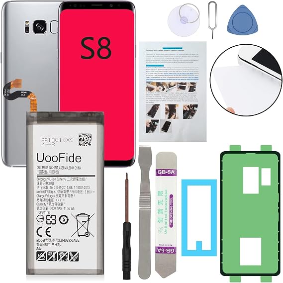 Battery Replacement for Samsung Galaxy S8 SM-G950 All Carriers