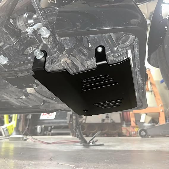 Motorcycle Skid Plate Fit for 2024-UP Harley Touring CVO Road Glide FLTRXSE,FLTRX,FLTRXSTSE,Street Glide FLHX,CVO Street Glide Special FLHXSE Under Engine Protection Aluminum Bash Plate(Black)