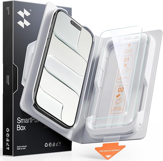 SMARTDEVIL 2 Pack for iPhone Air Screen Protector Tempered Glass