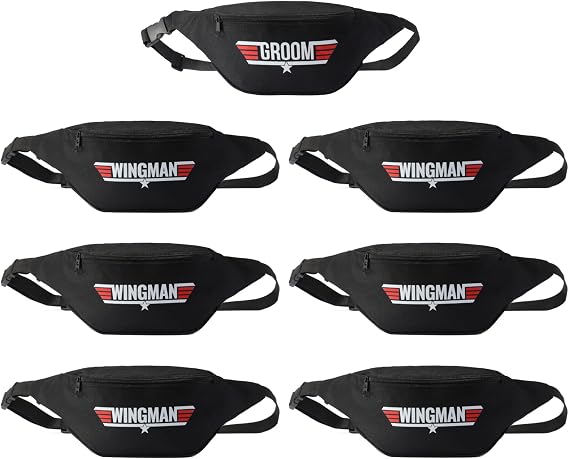 Pop Fizz Designs Bachelor Fanny Packs | Groom and Wingman Fanny Packs (7)