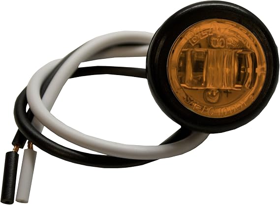 Blazer International C534BAK 3/4" Round Clearance/Side Marker Light, Amber