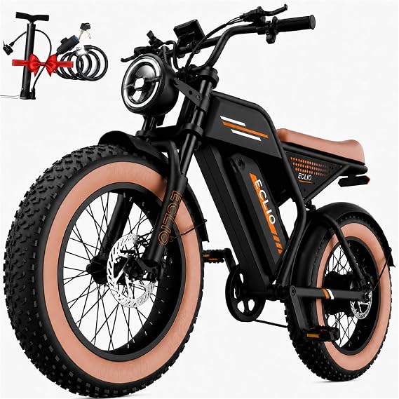 Electric Bike for Adults, 20" x 4.0 Fat Tire Ebike with 1000W Peak Motor, 48V Removable Battery, 50 Miles, Full Suspension, 7-Speed, UL 2849 Certified, for Commuting Off-Road