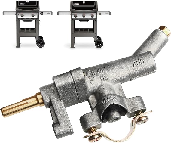 Manifold Main Burner Control Valve for Weber GS4 Spirit 2 Grill Parts, Gas Burner Valve Replacement for Weber Spirit II/I 200 & 300 SER, Spirit II E210 S210 E220 S220 E310 E315 E320, Natural Gas(NG)