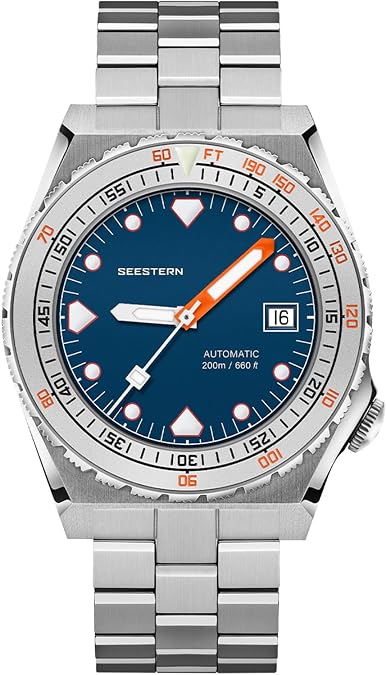 Sugess SEESTERN SUB600T, Dark Blue, NH35, Sapphire, Lume, 200m Diver, Diving, BNIB