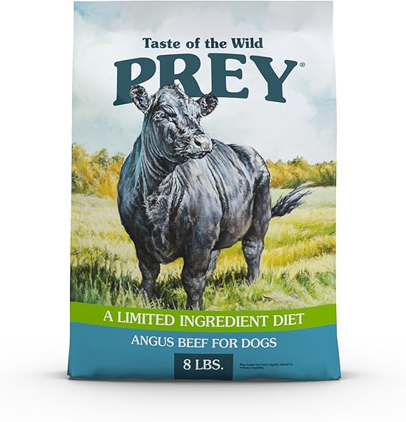 Taste of the Wild PREY Real Meat High Protein Limited Ingredient Dry Dog Food Grain-Free Recipe Made with Premium Real Ingredients That Provide High Amounts of Protein, Antioxidants, and Probiotics