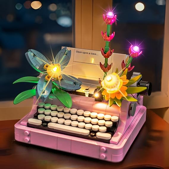 LED Lighting Compatible with LEGO 31169 Typewriter with Flowers - JUST Light,No Model Included,Light Kit Compatible with LEGO Creator 3 in 1 31169 Building Set