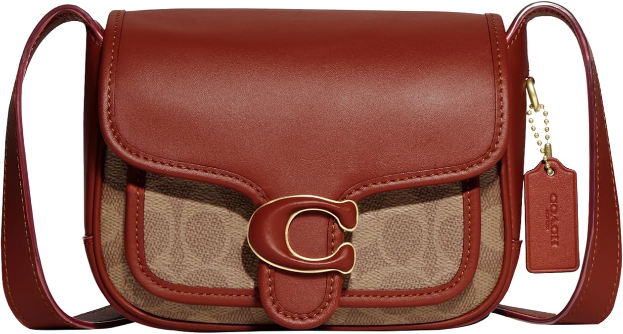 Coach Women's Coated Canvas Signature Tabby Messenger 19