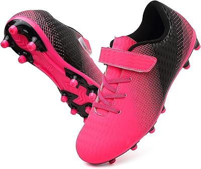 CBUSTER Kids Soccer Cleats Boys Girls Football Shoes with Socks Youth Soccer Shoes AG