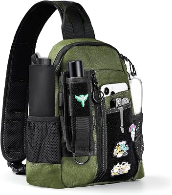 VIPERADE CHS1 Cross Body Bag 1000D Hiking Backpack,Travel Hiking Chest Tactical Fanny Pack Crossbody Sling Bag for Women Men