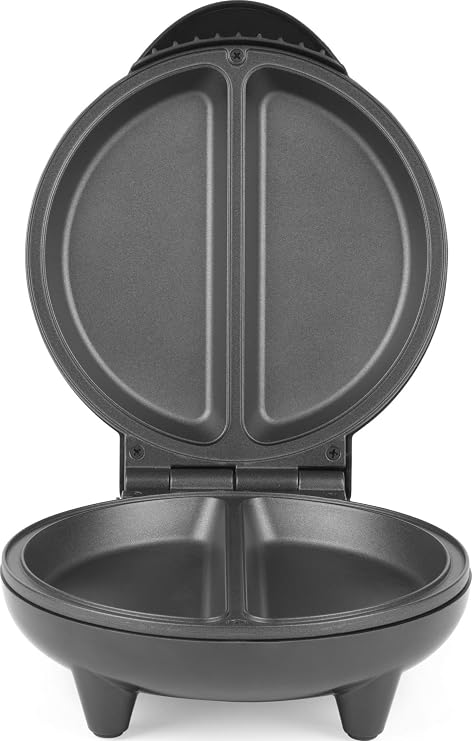 Salter Dual Omelette Maker, 2 Omelette, Deep-Fill Non-Stick Plates | 750W power, dual heated plates, fast preheat ready light, no flipping required, wipe-clean surface, compact countertop design