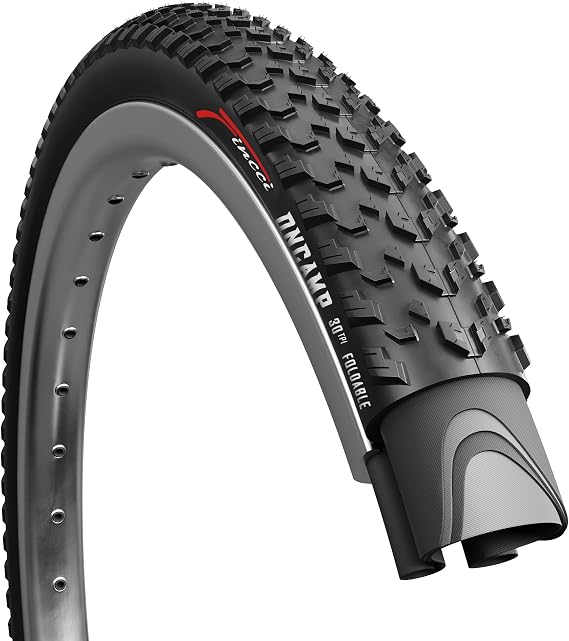 Fincci Durable 27.5 x 2.10 Mountain Bike Tire 54-584 - Kevlar Foldable 27.5 Bike Tire for Cycle on MTB, Mud, Dirt, Offroad, XC Bicycle, E-Bikes - Lightweight Tyre 30 TPI