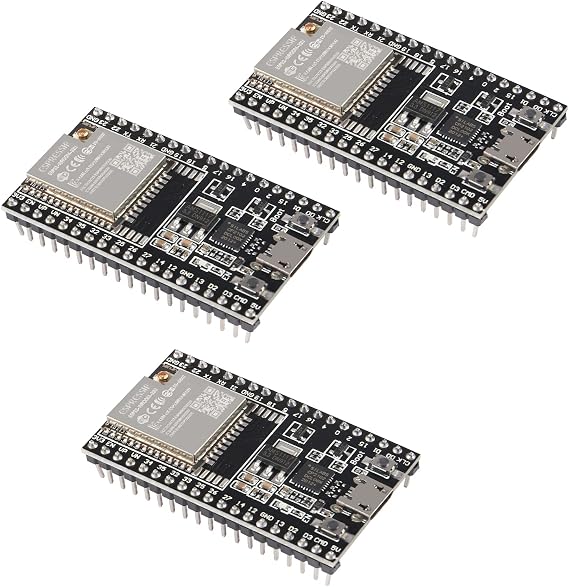 3PCS ESP32-DevKitC Core Board ESP32 Development Board ESP32-WROOM-32U Wireless WiFi Development Board Amplifier Filter Module