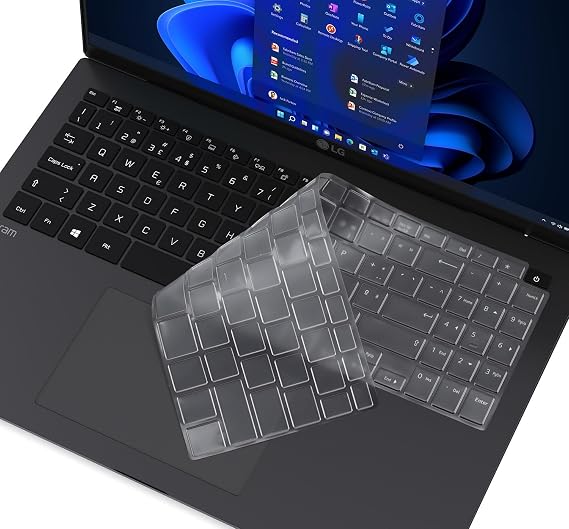 Keyboard Cover for 16" LG Gram 16Z90U 16T95TP 16U55U 16Z90T 16Z90S 16Z90SP 16T90SP 16Z90Q 16Z90P 16Z90R 16T90R 16T90Q 16T90P Laptop, LG Gram 16 Pro Keyboard Skin Protector - TPU