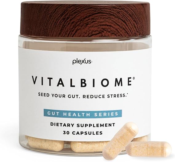 Plexus VitalBiome | Probiotic with 7 billion CFU per capsule convenient daily supplement for digestive wellness