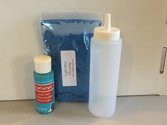 Flocking Kit 1oz Light Blue Flock
