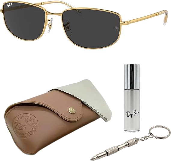 Ray-Ban RB3732 Square-Round Sunglasses with Official RAYBAN Eyewear Kit