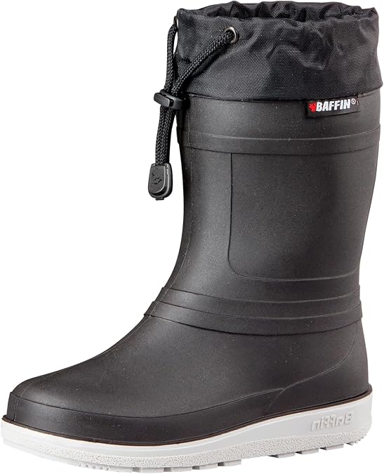 Baffin Unisex Kids' ICE CASTLE Waterproof Insulated Multi-Layer Winter Snow Boots, Polar Rubber Base & Moisture-Wicking Liner