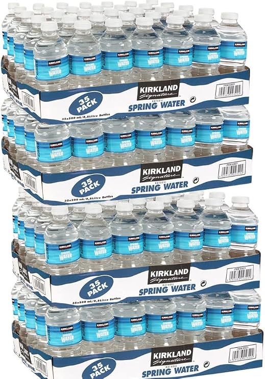 Bargain 1700 x 500ml Bottles Natural Spring Bottled Mineral Water Containers Home Commercial Use Quality Guarantee - Ideal for Business Restaurant Pub Bar B&amp;B Canteen Cafe Cafeteria Hotel