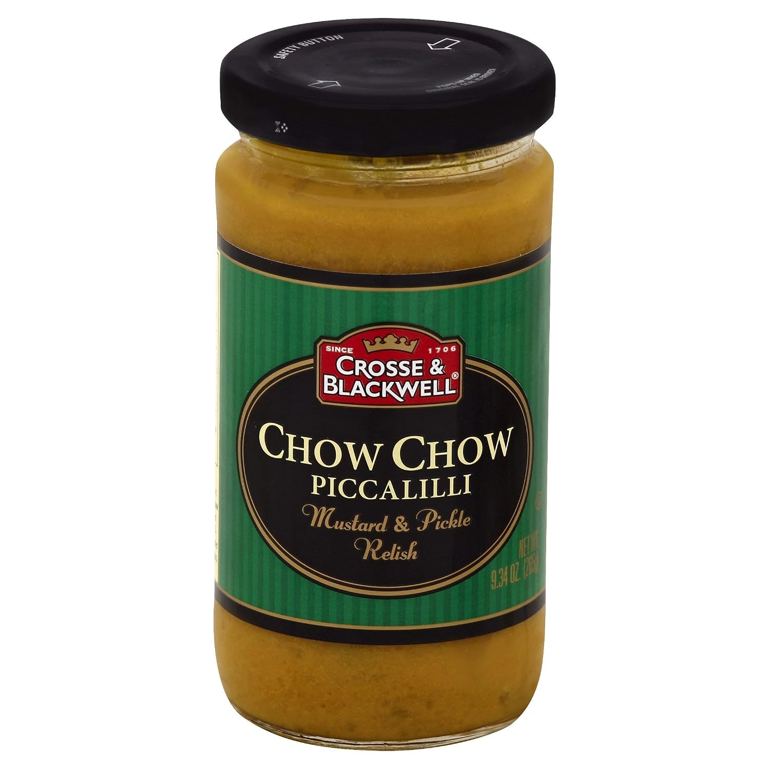 Crosse & Blackwell Chow Chow Piccalilli Mustard & Pickle Relish, 9.34 oz - 10 PACK