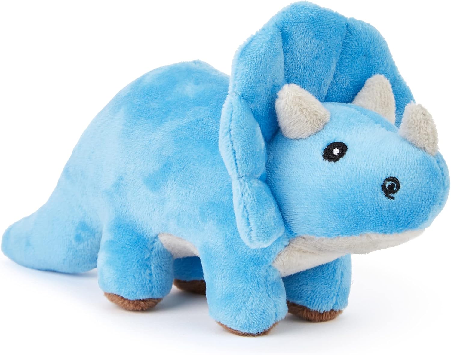 Zappi Co Children's Soft Cuddly Plush Toy Animal - Perfect Perfect Soft Snuggly Playtime Companions for Children 12-15cm 5-6" Triceratops