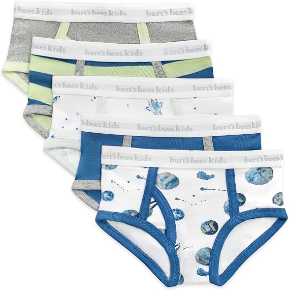 Burt's Bees Baby Boy's Toddler Boys' Underwear Briefs (pack of 5)