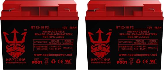 12v 18ah F2 SLA Replacement Battery for Simplex 2081-9275