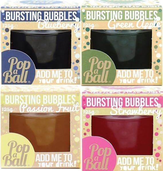 4 Popping Boba for Bubble Tea Selection Pack