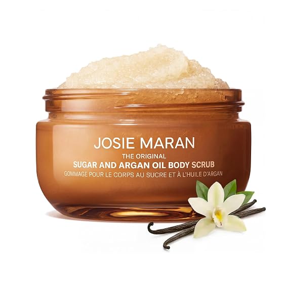 Josie Maran Vanilla Vibezzz Sugar & Argan Oil Body Scrub, 6 wt oz