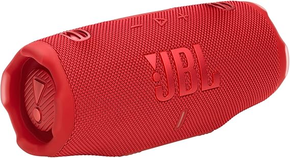 JBL Charge 6 Portable Waterproof & Drop-Proof Bluetooth Speaker (Red)