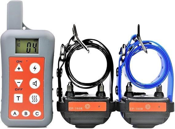1200M Remote Dog Training Collar/Rechargeable Waterproof Pet Trainer Shock Collar No Bark Trainer for Small,Medium,Large Dogs