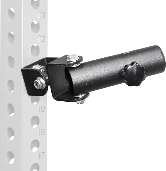 AHTAPFON T-Bar Row Landmine Attachment for Rack Mounted,Heavy Duty Row Platform for 2 Barbell,Landmine Base-360Rotation for 2x2"&2x3"&3x3" Rack