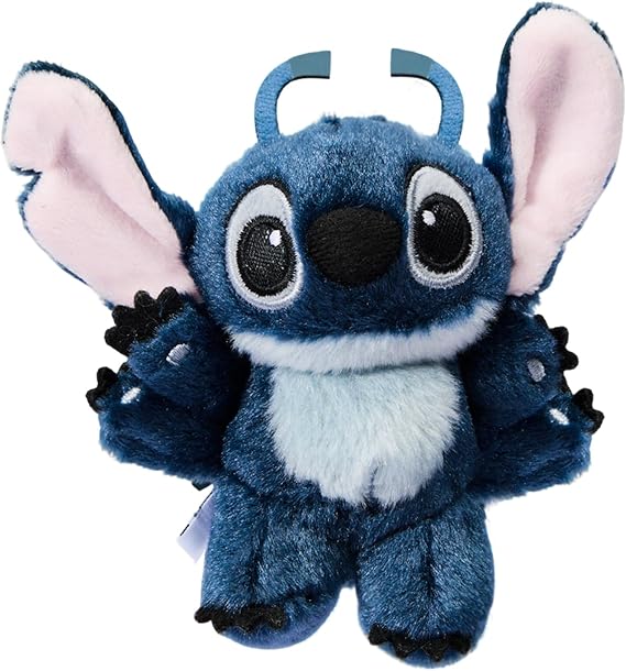 MINISO Disney Lilo and Stitch Plush Keychain Bag Pendant Clothes Collection, Cute Stuffy Bag Charm Pendant for Backpack
