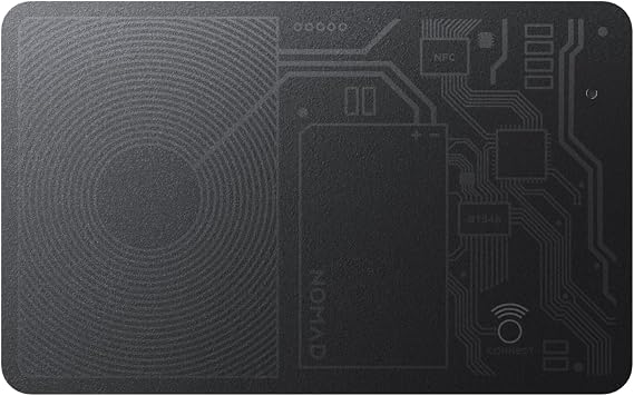 Nomad Tracking Card Carbide, Slim Card Tracker with IPX7 Waterproof and Dust Proof Card Tracker for Wallet & Luggage,