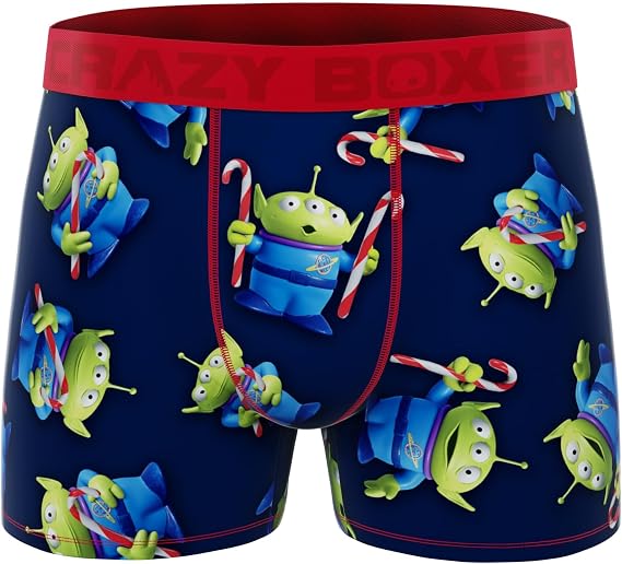 CRAZYBOXER Men's Underwear Toy Story Soft Lightweight Boxer Brief Stretch