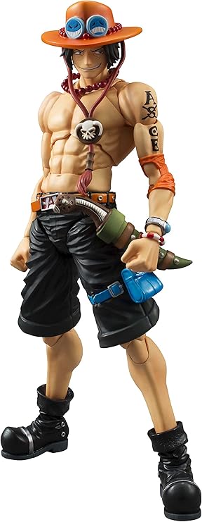 Variable Action Heroes One Piece Portgas D. Ace Painted PVC Figure Approx. 7.1 inches 18 cm